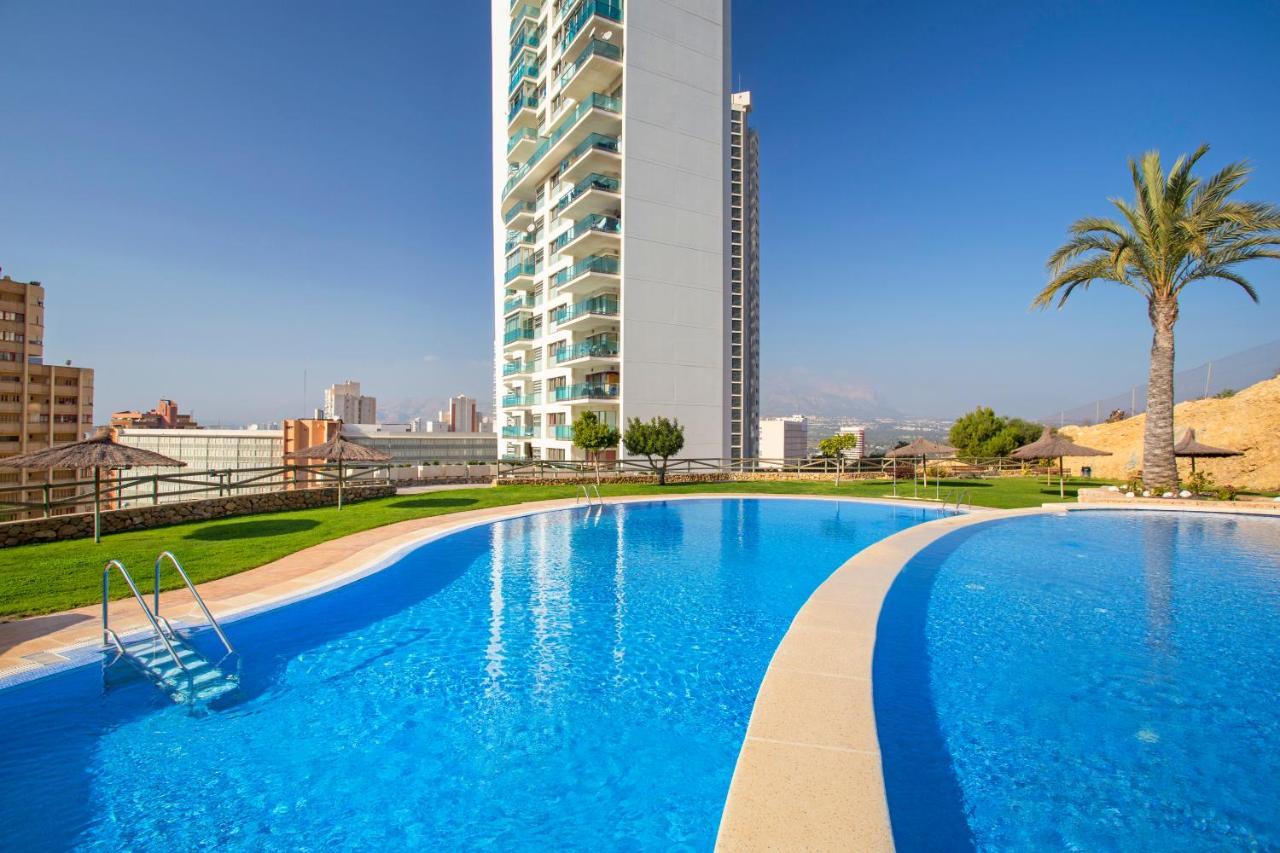 Skyline 6 Private Balcony, Sunny All Year Round, With Nice Views Benidorm Bagian luar foto